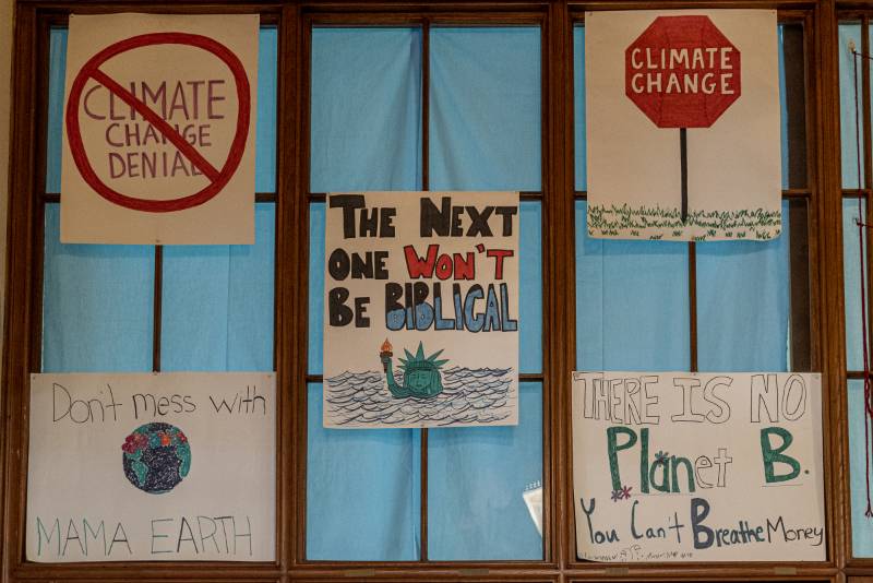 Student Protest Banners
