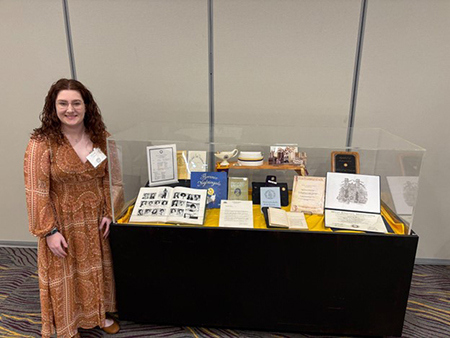 studentinfront of table