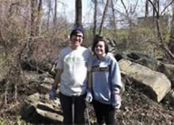 Goose Creek Cleanup Volunteer