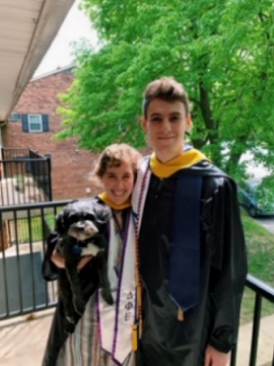 Renee Taylor and Jeremiah Budgeon, Mathematics Department Graduates Spring 2019