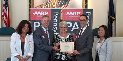 AARP Designation Award Photograph