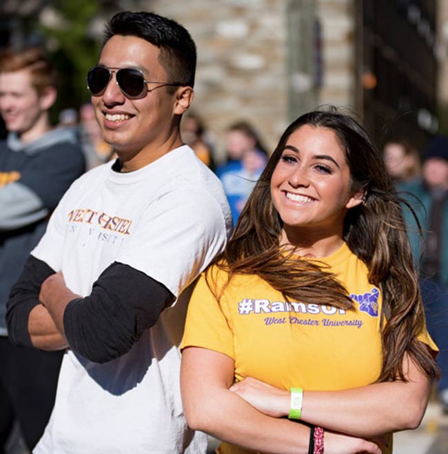 Students at parade