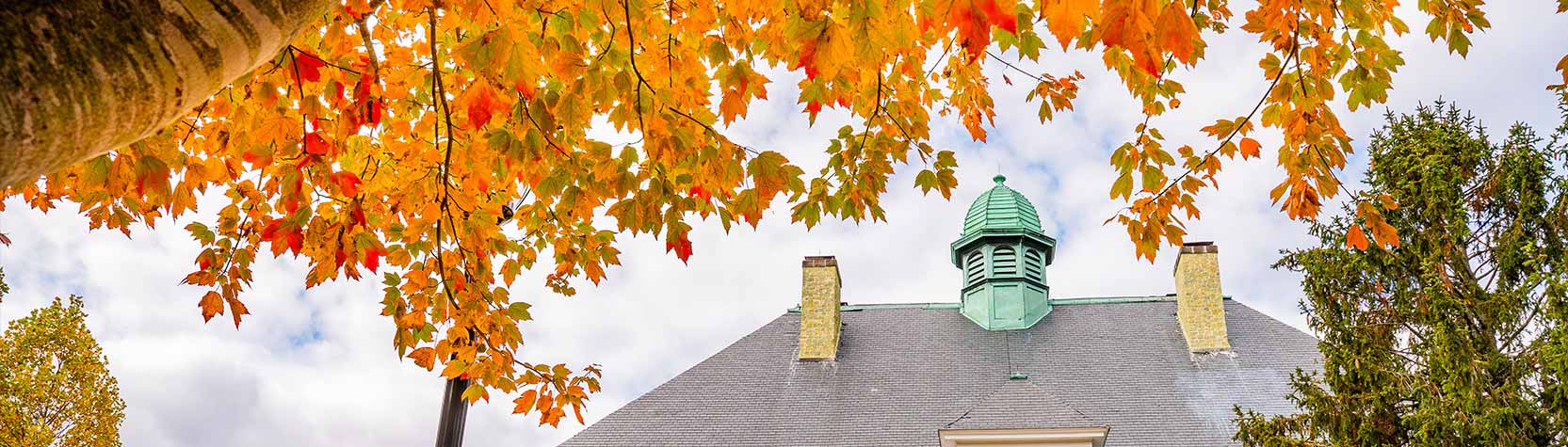 Old Library in fall
