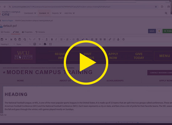 Adding text and headings