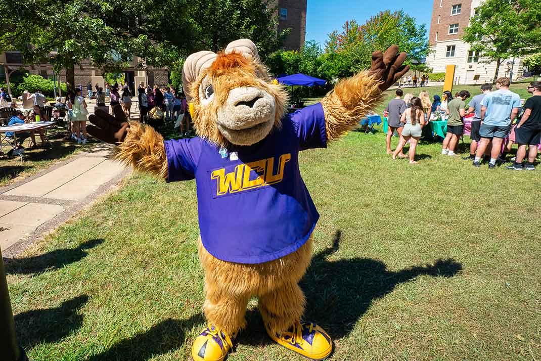Rammy at Student event