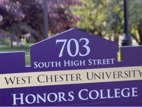 Watch the West Chester University Honors College video